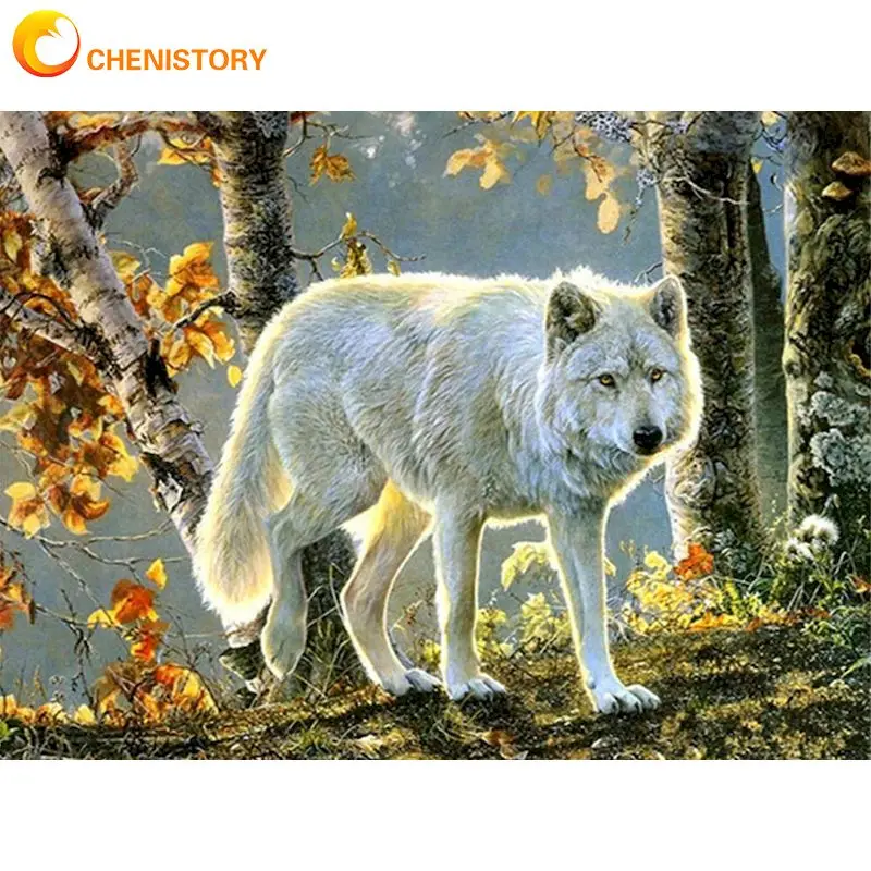 CHENISTORY Painting By Number Wolf Animal Drawing On Canvas HandPainted Art Gift DIY Pictures By Number Kits Home Decor
CHENISTORY Painting By Number Wolf Animal Drawing On Canvas HandPainted Art Gift DIY Pictures By Number Kits Home Decor