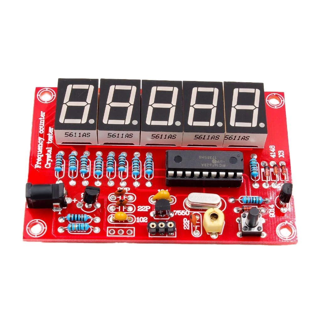 1Hz-50MHz Frequency Counter Kit DIY Module Board for Oscillator, Crystal Measure Frequency Meter Accessories
1Hz-50MHz Frequency Counter Kit DIY Module Board for Oscillator, Crystal Measure Frequency Meter Accessories