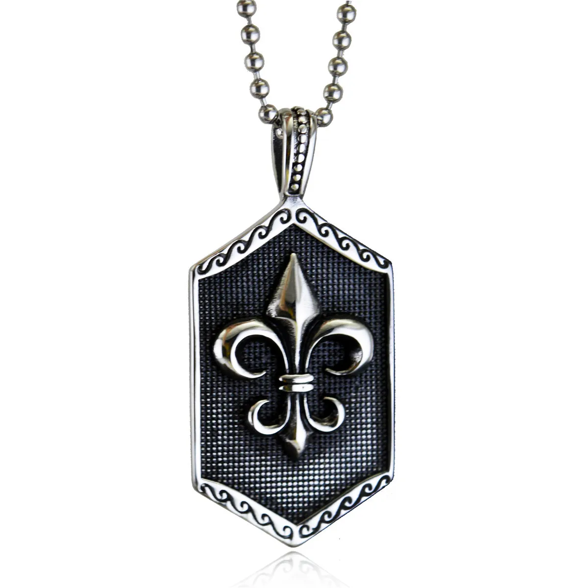 Fashion Stainless Steel Retro Fleur De Lis Pendant Necklace Jewelry Military Pendant Valentina's gift
Fashion Stainless Steel Retro Fleur De Lis Pendant Necklace Jewelry Military Pendant Valentina's gift