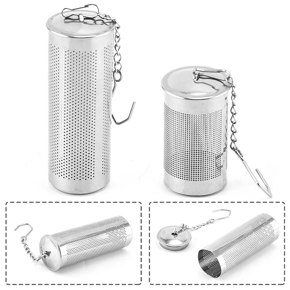 

Stainless Steel Mesh Strainer Tea Ball Infuser With Chain Hook Tea Maker Marinade Ball Soup Seasoning Filter Kitchen Tools