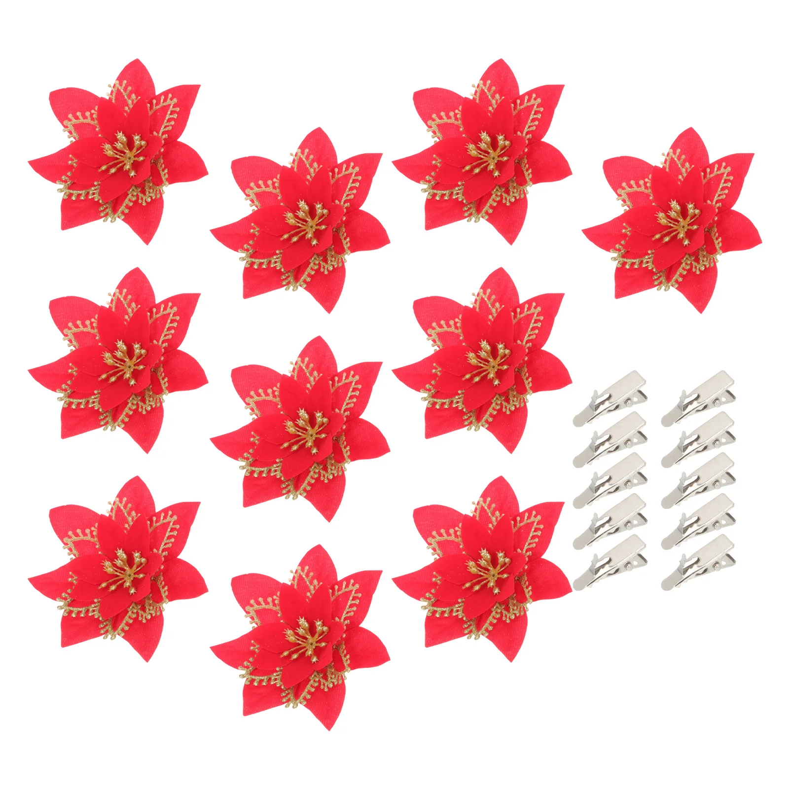 Christmas Poinsettia Flowers Flower Tree Glitterartificial Decorations Poinsettias Decor Fake Ornamentfaux Ornaments Realistic
Christmas Poinsettia Flowers Flower Tree Glitterartificial Decorations Poinsettias Decor Fake Ornamentfaux Ornaments Realistic