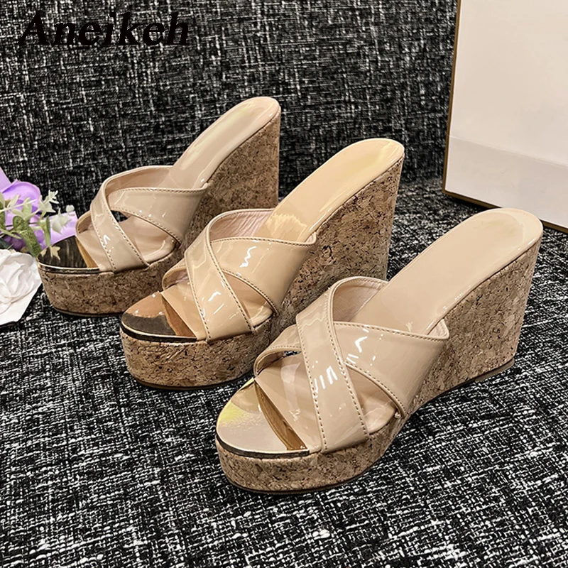 Женские мюли на платформе Aneikeh, модные уличные пляжные повседневные сандалии с открытым носком, лето 2023, абрикосового цвета, 34-39
Женские мюли на платформе Aneikeh, модные уличные пляжные повседневные сандалии с открытым носком, лето 2023, абрикосового цвета, 34-39