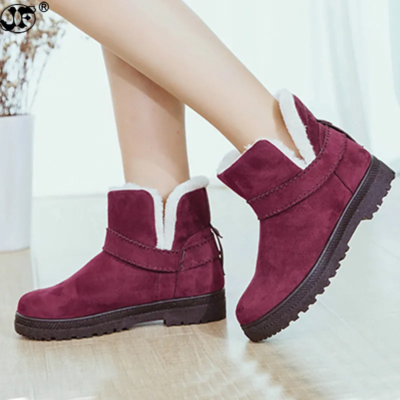 Nice Women Boots Warm Winter Women Shoes Plus Size Female Faux Suede Ankle Boot For Woman Botas Mujer Plush Ladies Snow Boots
Nice Women Boots Warm Winter Women Shoes Plus Size Female Faux Suede Ankle Boot For Woman Botas Mujer Plush Ladies Snow Boots