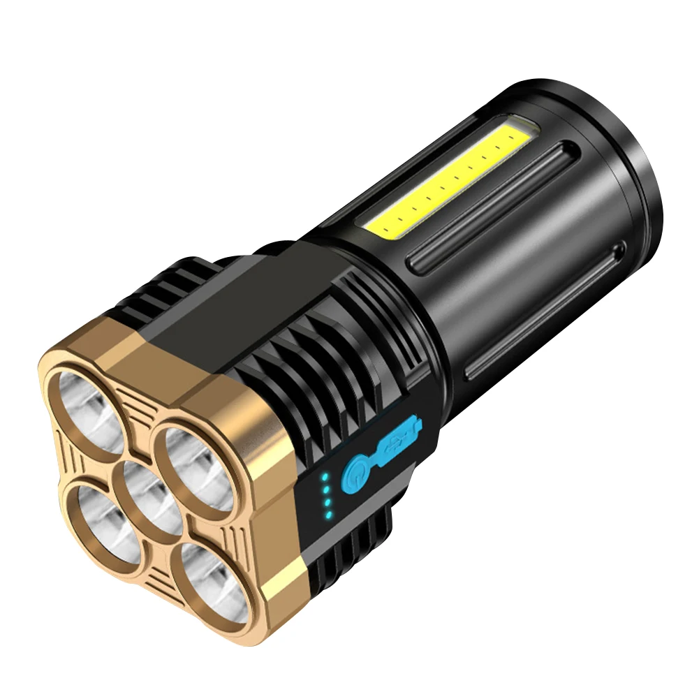 4-core Super Bright Flashlight Rechargeable Outdoor Multi-Function 500LM Led Long-range Spotlight Battery Display COB LED Light
4-core Super Bright Flashlight Rechargeable Outdoor Multi-Function 500LM Led Long-range Spotlight Battery Display COB LED Light