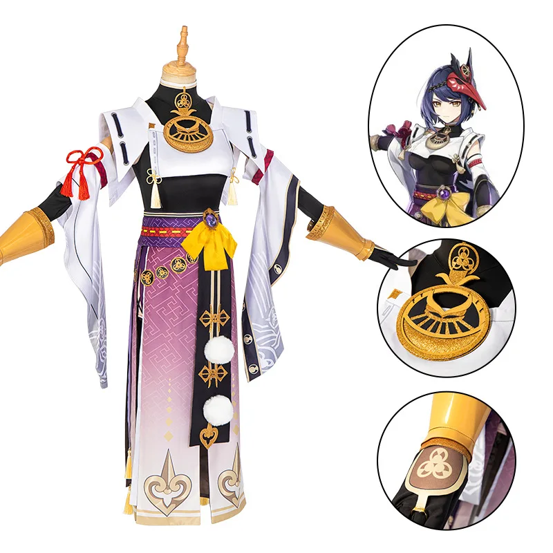 Аниме Косплей Костюм Kujo Sara Genshin Impact, Униформа, платья, комбинезоны, одежда для Хэллоуина, карнавала, шоу, новинка 2022
Аниме Косплей Костюм Kujo Sara Genshin Impact, Униформа, платья, комбинезоны, одежда для Хэллоуина, карнавала, шоу, новинка 2022