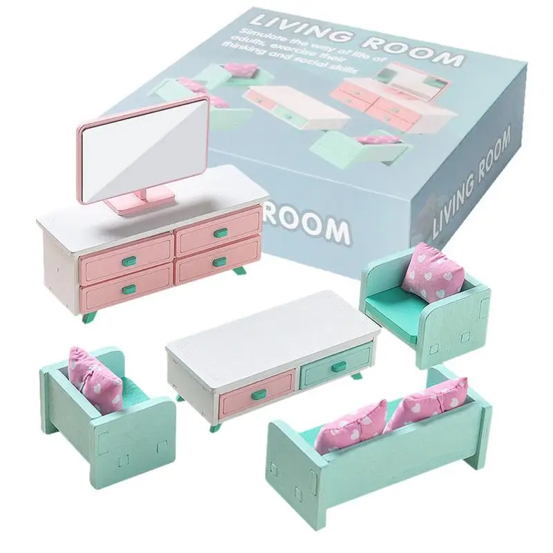 Doll House Furniture And Accessories Set House Furniture Miniature Mini Living Room Realistic Furniture Wooden Pretend Play Toys
Doll House Furniture And Accessories Set House Furniture Miniature Mini Living Room Realistic Furniture Wooden Pretend Play Toys