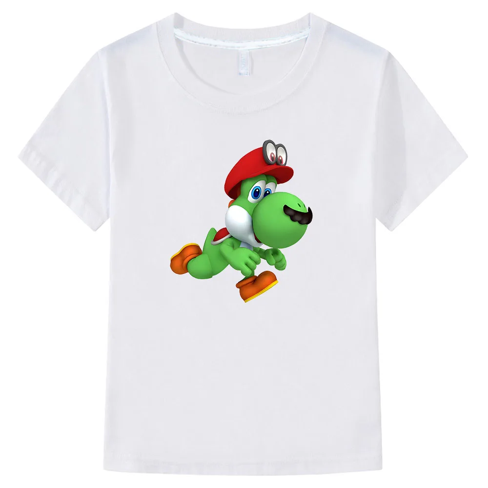 Yoshi Pure T Shirt 100%cotton Children Clothes for Boys Kids Summer Tshirt Girls Super Smash Bros Cartoon Print T-shirt Teen Top
Yoshi Pure T Shirt 100%cotton Children Clothes for Boys Kids Summer Tshirt Girls Super Smash Bros Cartoon Print T-shirt Teen Top