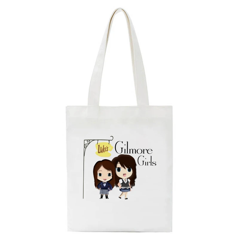 Gilmore Girls Graphic Print Shopper Casual Pacakge Shopping Bags Handbag Large Capacity Tote Bag Shoulder Bags Ecobag Reusable
Gilmore Girls Graphic Print Shopper Casual Pacakge Shopping Bags Handbag Large Capacity Tote Bag Shoulder Bags Ecobag Reusable