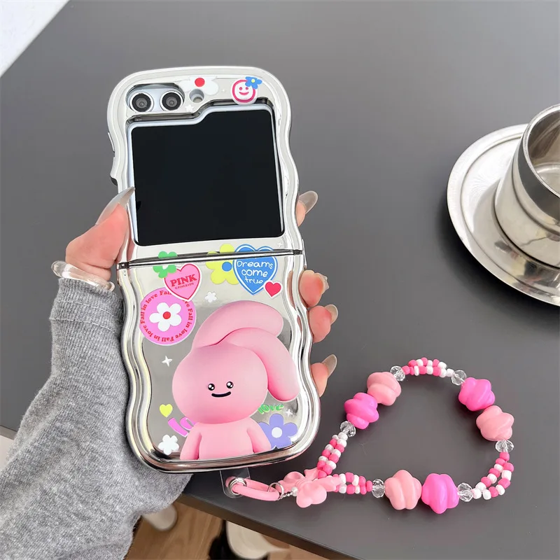 Pink Rabbit Phone Case for Samsung Galaxy Z Flip 5 4 3 Protective Back Cover for ZFlip3 ZFlip4 ZFlip5 Case Shell
Pink Rabbit Phone Case for Samsung Galaxy Z Flip 5 4 3 Protective Back Cover for ZFlip3 ZFlip4 ZFlip5 Case Shell