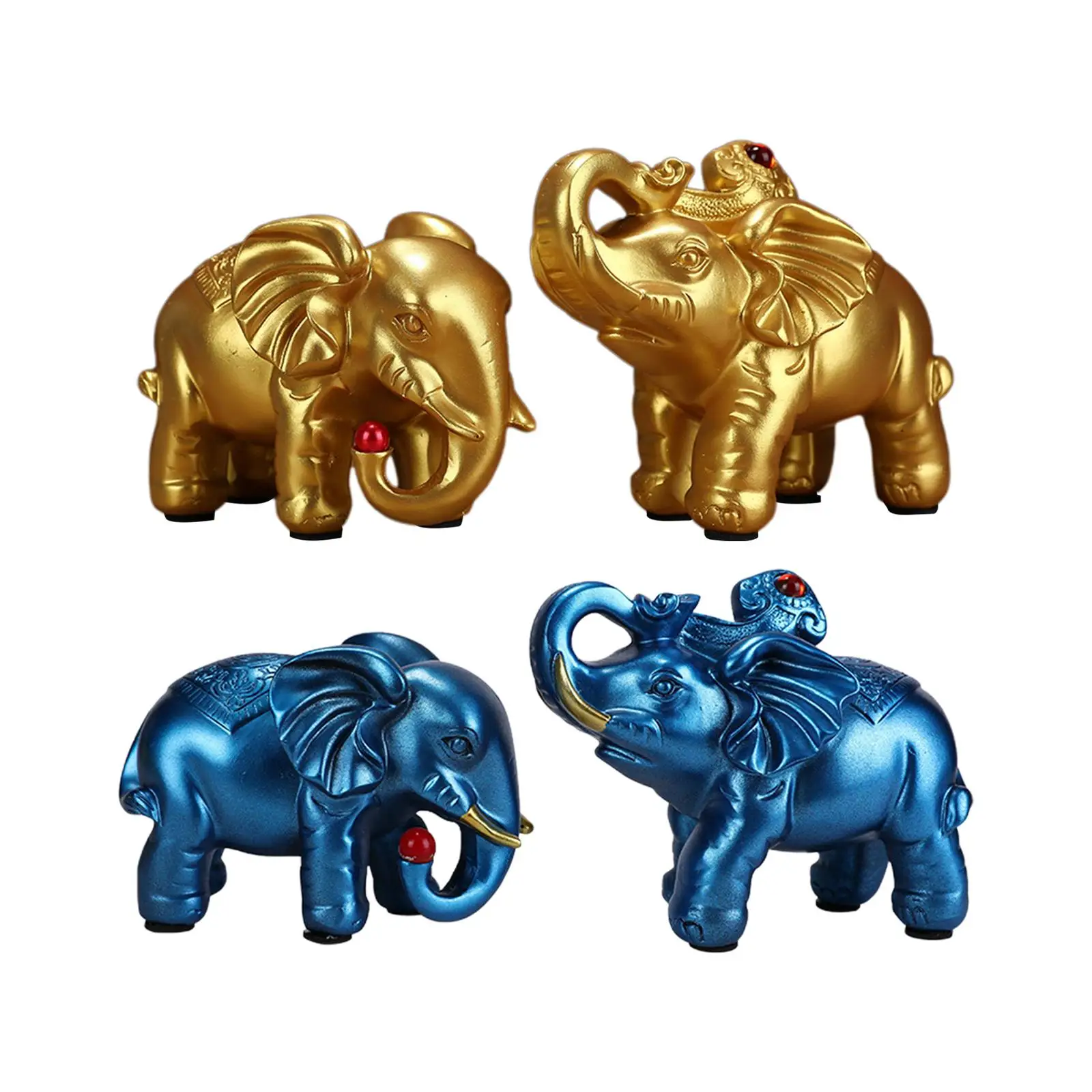 Elephant Figurines Decorative Props Statue for Bookshelf Bedroom Desktop
Elephant Figurines Decorative Props Statue for Bookshelf Bedroom Desktop