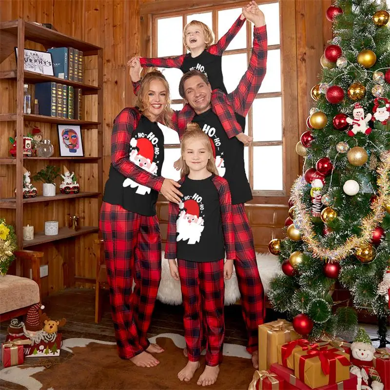 2022 Plaid Christmas Family Matching Outfits Santa Claus Father Mother Children Baby Pajamas Sets Mommy and Me Xmas Pj's Clothes
2022 Plaid Christmas Family Matching Outfits Santa Claus Father Mother Children Baby Pajamas Sets Mommy and Me Xmas Pj's Clothes