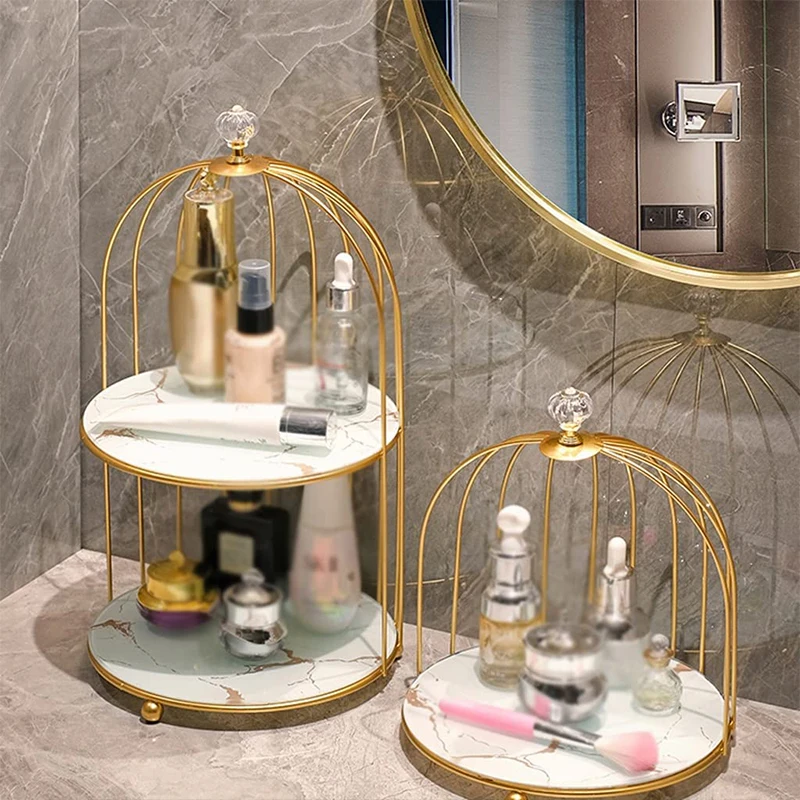Free from EU Cosmetic Storage Rack Iron Nordic Style Metal Birdcage Perfume Organizer Lipstick Skin Care Product Finishing Rack
Free from EU Cosmetic Storage Rack Iron Nordic Style Metal Birdcage Perfume Organizer Lipstick Skin Care Product Finishing Rack
