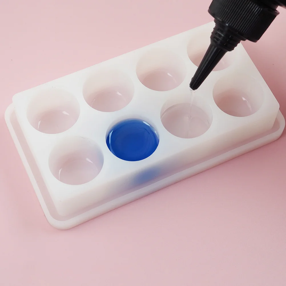 8-Gird With Lid DIY Round Shape Silicone Resin Mixing Box Epoxy Holder Glue Storage Box Epoxy Glue Mixing Holder
8-Gird With Lid DIY Round Shape Silicone Resin Mixing Box Epoxy Holder Glue Storage Box Epoxy Glue Mixing Holder