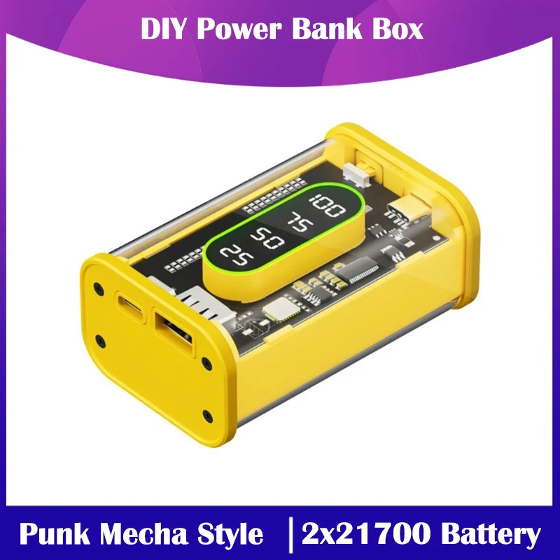 Professional Battery Storage Box Quick Charge DIY Power Bank Box Case Polymer Battery Holder Box Case for 2 Pieces 21700
Professional Battery Storage Box Quick Charge DIY Power Bank Box Case Polymer Battery Holder Box Case for 2 Pieces 21700