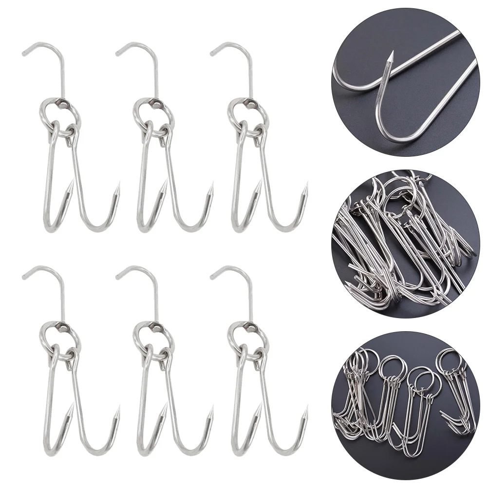 Hook Meat Hooks Stainless Steel Butcher Hanger Bacon Roast Smoker Bbq Duck Grill Poultry Processing Hanging Cooking Sausage
Hook Meat Hooks Stainless Steel Butcher Hanger Bacon Roast Smoker Bbq Duck Grill Poultry Processing Hanging Cooking Sausage