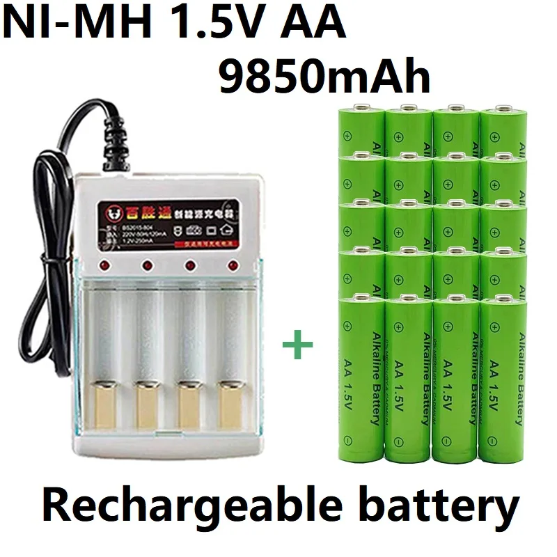 Free Shipping Air Express NI-MH 1.5V AA 9850mAh Rechargeable Nickel Hydrogen Battery Charger Used for Electric Shaver,radio Etc
Free Shipping Air Express NI-MH 1.5V AA 9850mAh Rechargeable Nickel Hydrogen Battery Charger Used for Electric Shaver,radio Etc
