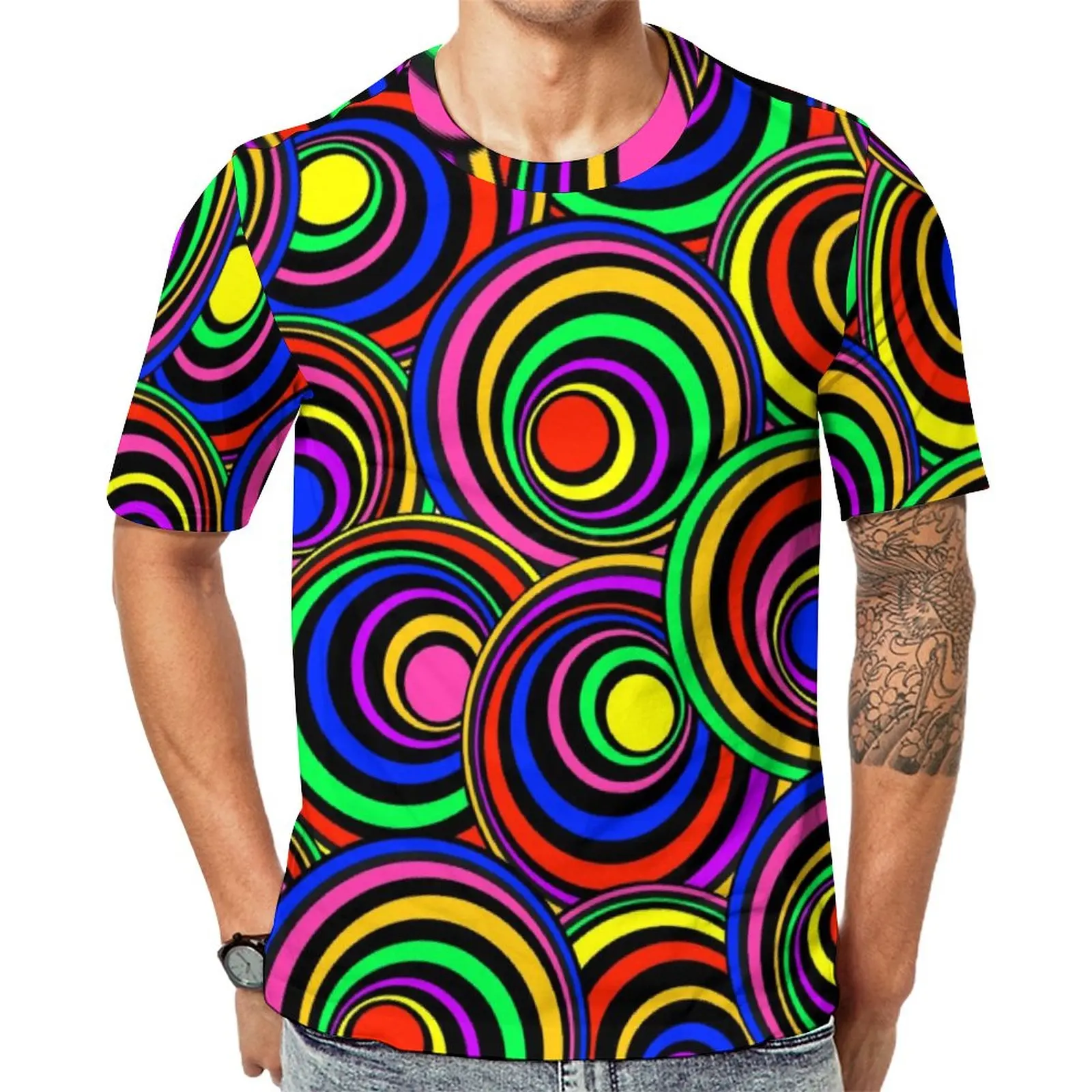 Trippy Psychedelic T Shirt Circles Op Art Pattern Casual T Shirts O-Neck Vintage Tee Shirt Summer Men Graphic Tops Plus Size 6XL
Trippy Psychedelic T Shirt Circles Op Art Pattern Casual T Shirts O-Neck Vintage Tee Shirt Summer Men Graphic Tops Plus Size 6XL
