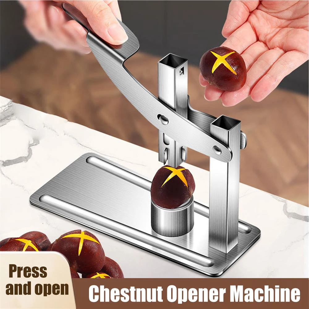 Chestnut Opener Machine Household Nuts Peeling Chestnut Vegetable Tools 304 Stainless Steel Multifunctional Chestnut Clip Kitche
Chestnut Opener Machine Household Nuts Peeling Chestnut Vegetable Tools 304 Stainless Steel Multifunctional Chestnut Clip Kitche