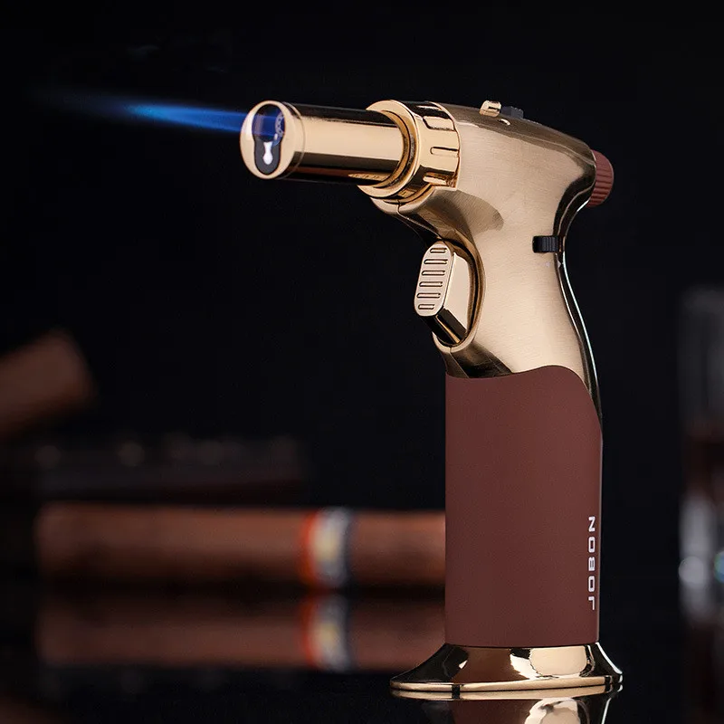 High Temperature Jet Torch Flame Welding Gun BBQ Kitchen Cigarette Lighter Outdoor Gas Windproof Cigar lighter
High Temperature Jet Torch Flame Welding Gun BBQ Kitchen Cigarette Lighter Outdoor Gas Windproof Cigar lighter