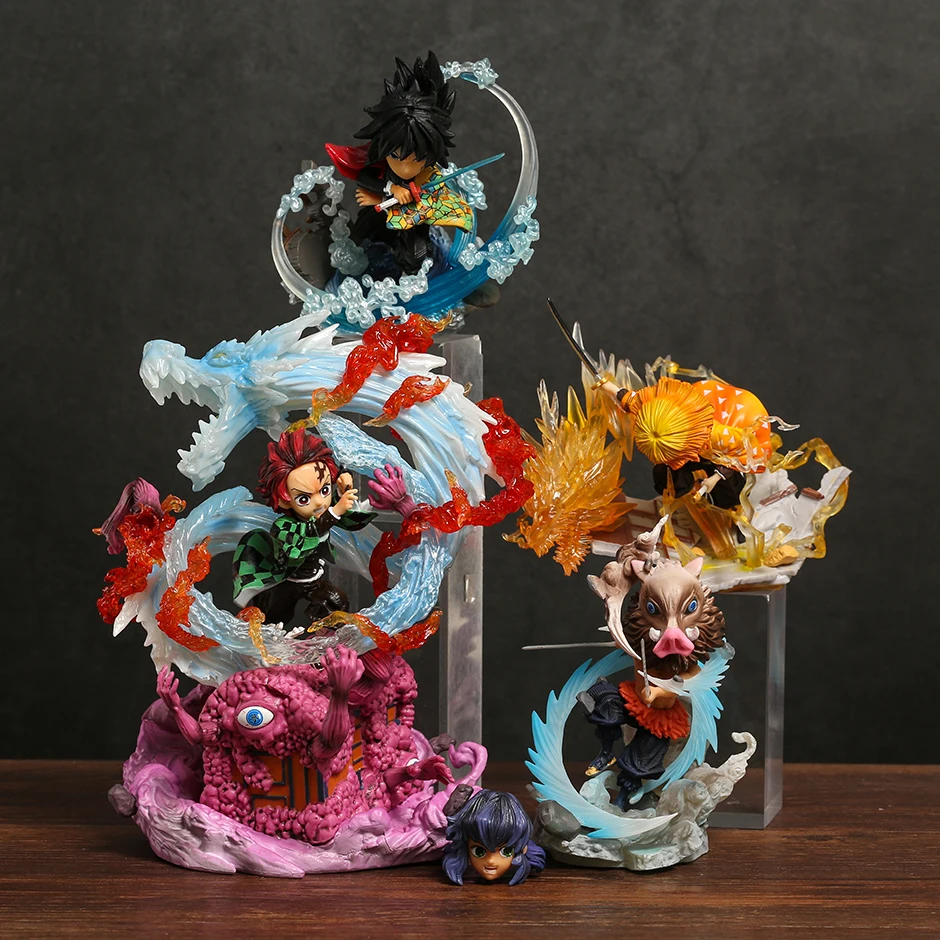 Demon Slayer Kamado Tanjirou Agatsuma Zenitsu Hashibira Inosuke Tomioka Giyuu Battle Version Collection Model Figure Toy For Kid
Demon Slayer Kamado Tanjirou Agatsuma Zenitsu Hashibira Inosuke Tomioka Giyuu Battle Version Collection Model Figure Toy For Kid