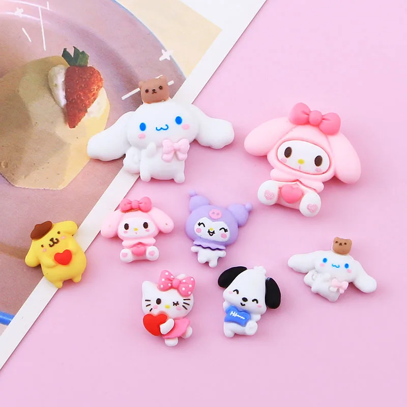 10 шт. кавайные аксессуары из смолы Sanrio аниме Hellokitty Mymelody Kuromi Cinnamoroll Мини Diy чехлы для телефонов заколка для волос декоративные игрушки
10 шт. кавайные аксессуары из смолы Sanrio аниме Hellokitty Mymelody Kuromi Cinnamoroll Мини Diy чехлы для телефонов заколка для волос декоративные игрушки