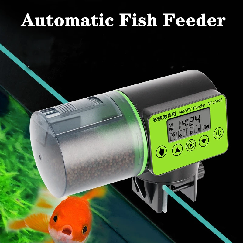 New Aquarium Tank Auto Fish Feeder Timer Digital LCD Automatic Food Feeding Electronic Fish Foods Feeder Tool Fish Feeder
New Aquarium Tank Auto Fish Feeder Timer Digital LCD Automatic Food Feeding Electronic Fish Foods Feeder Tool Fish Feeder