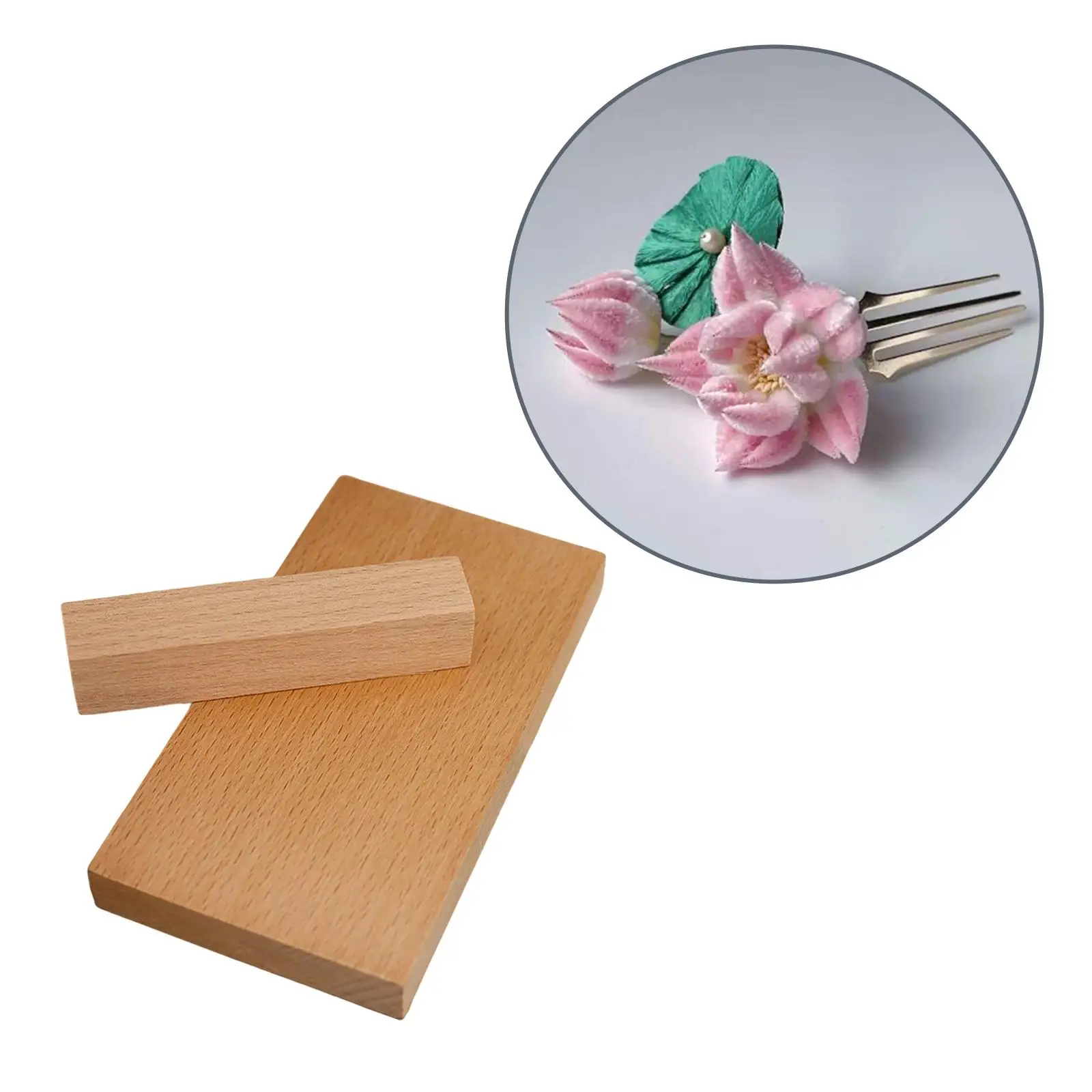 Wooden Easter Handmade Valentine Traditional Decoration Handicraft Artificial Flower Making Wood Base Velvet Flowers Making Tool
Wooden Easter Handmade Valentine Traditional Decoration Handicraft Artificial Flower Making Wood Base Velvet Flowers Making Tool