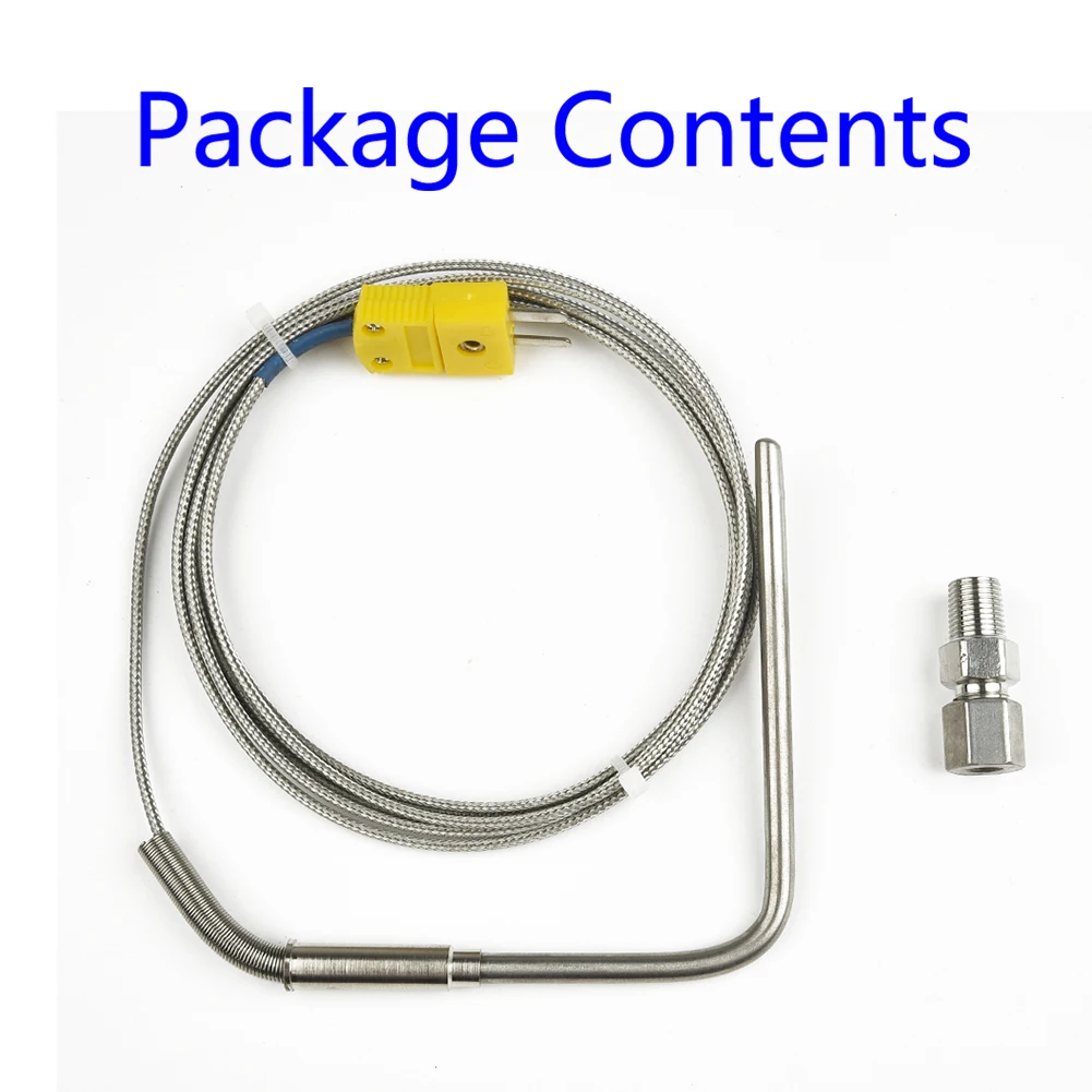 EGT K Type Thermocouple Temperature Controller Tools 0-1250C Exhaust Gas Temp Sensor Probe Connector With Exposed Tip
EGT K Type Thermocouple Temperature Controller Tools 0-1250C Exhaust Gas Temp Sensor Probe Connector With Exposed Tip