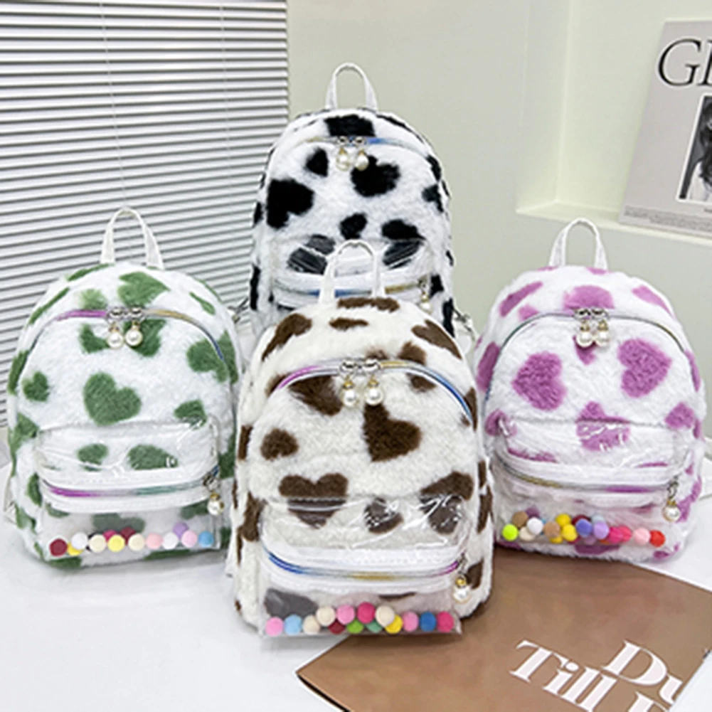 Fashion Women's Backpacks Small Plush Female Backpack Mini Shoulder Bag Winter New Soft Fluffy Fur Girls School Bag Mochila
Fashion Women's Backpacks Small Plush Female Backpack Mini Shoulder Bag Winter New Soft Fluffy Fur Girls School Bag Mochila