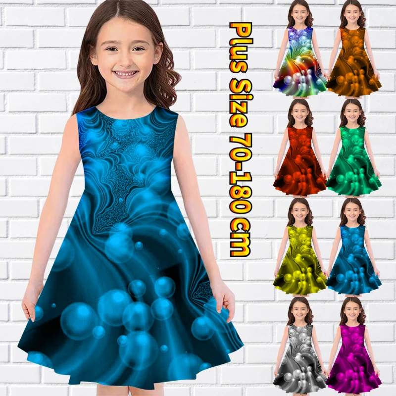 Abstract Print Cute Dress Fashion Casual Cute Knee Skirt Summer Little Girl Round Collar Princess Dress Sleeveless Midi Skirt
Abstract Print Cute Dress Fashion Casual Cute Knee Skirt Summer Little Girl Round Collar Princess Dress Sleeveless Midi Skirt