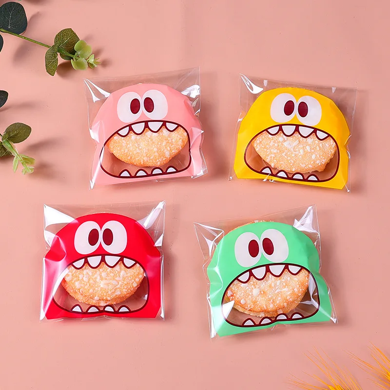 100 PCS Cute Cartoon Monster Cookie Candy Self-Adhesive Plastic Bags For Biscuits Snack Baking Package Supplies Christmas Decor
100 PCS Cute Cartoon Monster Cookie Candy Self-Adhesive Plastic Bags For Biscuits Snack Baking Package Supplies Christmas Decor