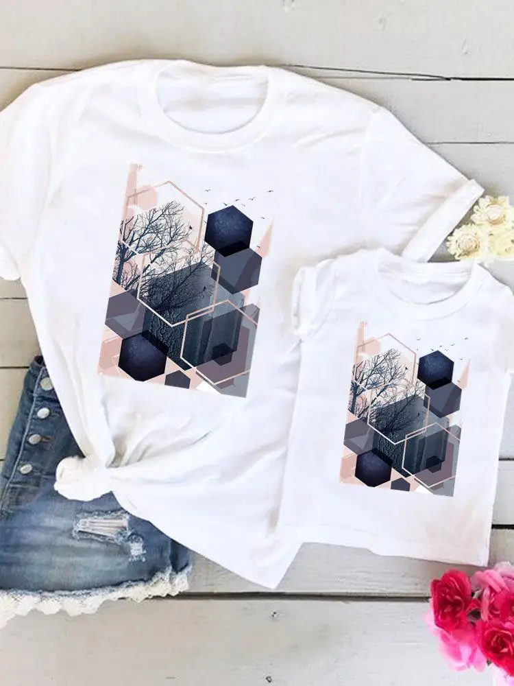 Geometric Abstract Boy Girl Tee Women Kid Child Summer Mom Mama Mother Graphic T-shirt Clothes Clothing Family Matching Outfits
Geometric Abstract Boy Girl Tee Women Kid Child Summer Mom Mama Mother Graphic T-shirt Clothes Clothing Family Matching Outfits