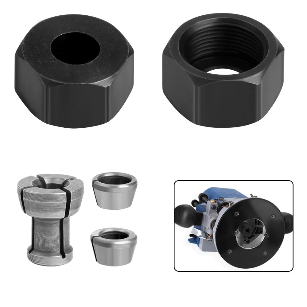 M17 6/6.35/8mm Collet Chuck Adapter With Nut Engraving Trimming Machine Router For Engraving Machine Milling Cutter Power Tool
M17 6/6.35/8mm Collet Chuck Adapter With Nut Engraving Trimming Machine Router For Engraving Machine Milling Cutter Power Tool