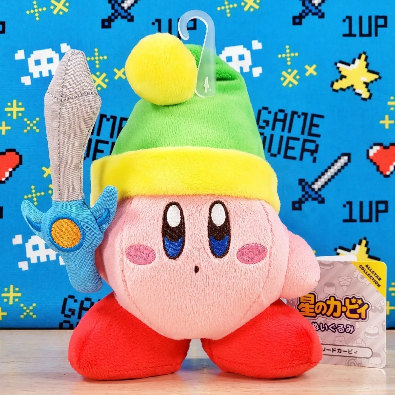 Оригинальная плюшевая детская игрушка Kirby's Adventure All Star из коллекции меч KIRBY 6