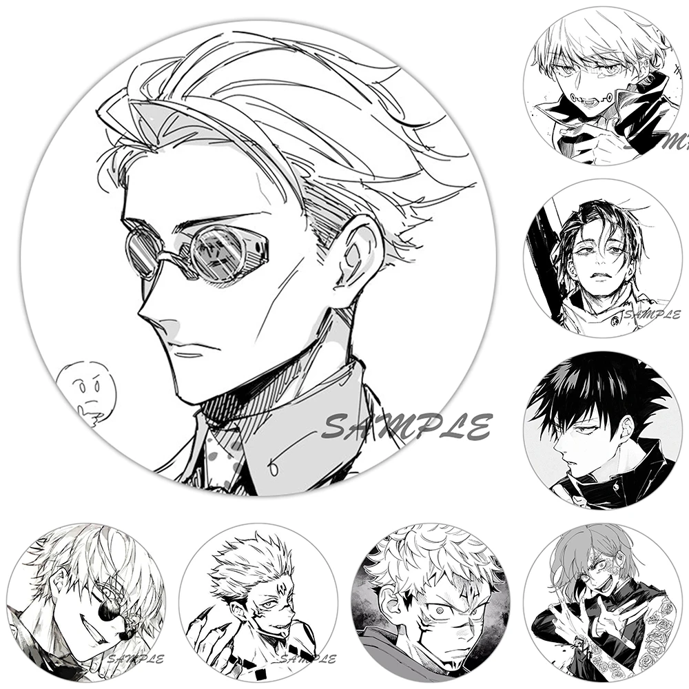 Black with White Jujutsu Kaisen 58mm Anime Comic Styles Brooch Cosplay Badge Cool Guy Pins Okkotsu Yuta Gojo Satoru Brooches Boy
Black with White Jujutsu Kaisen 58mm Anime Comic Styles Brooch Cosplay Badge Cool Guy Pins Okkotsu Yuta Gojo Satoru Brooches Boy