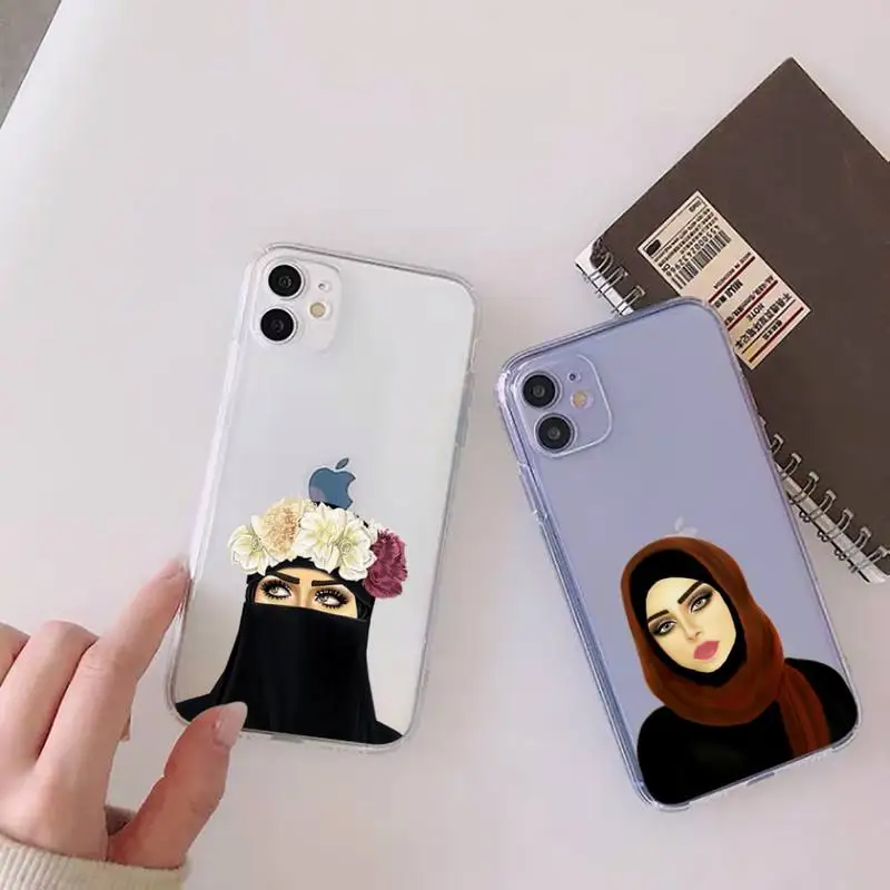Islamic Arab Hijab Face Girl Eyes Phone Case Transparent for iPhone 11 12 13 mini pro XS MAX 8 7 6 6S Plus X 5S SE XR 2020
Islamic Arab Hijab Face Girl Eyes Phone Case Transparent for iPhone 11 12 13 mini pro XS MAX 8 7 6 6S Plus X 5S SE XR 2020