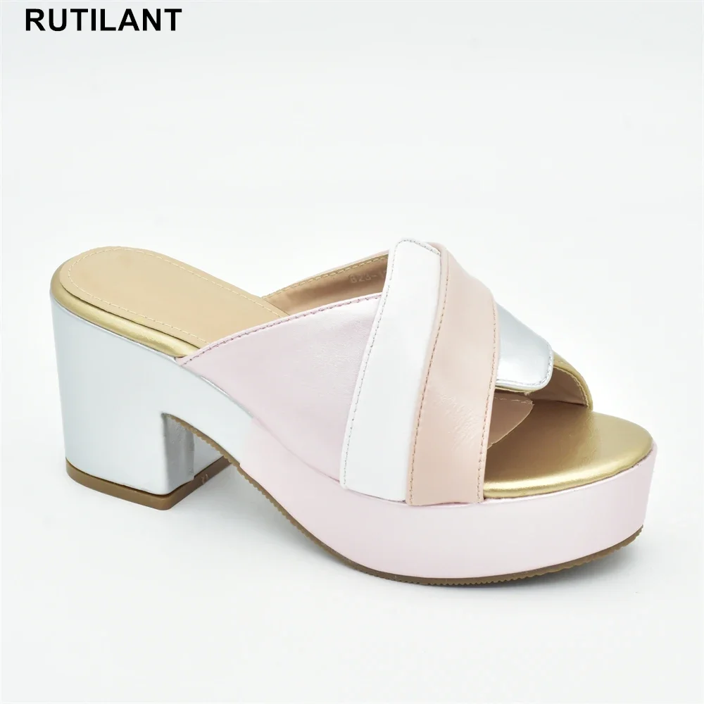 Latest Wedding Shoes Bride Woman Designer Shoes Slip-On Round Toe WOMEN Party Pumps Mixcolor Platform Heels Ladies Shoes Heels
Latest Wedding Shoes Bride Woman Designer Shoes Slip-On Round Toe WOMEN Party Pumps Mixcolor Platform Heels Ladies Shoes Heels