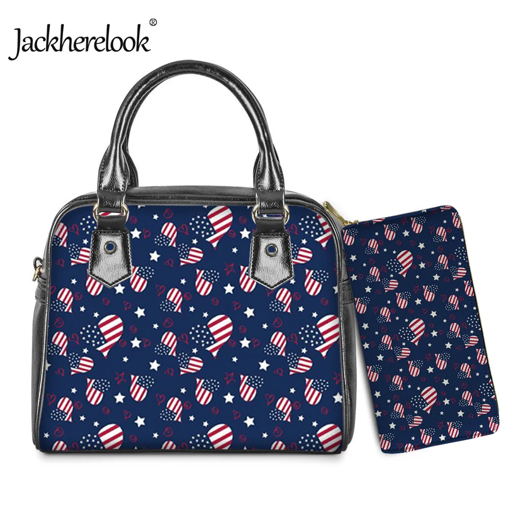 Jackherelook сердце с американским флагом Роскошные Сумки из искусственной кожи PU для женщин сумки через плечо и модные Портмоне 2 шт./компл. Bolsa
Jackherelook сердце с американским флагом Роскошные Сумки из искусственной кожи PU для женщин сумки через плечо и модные Портмоне 2 шт./компл. Bolsa
