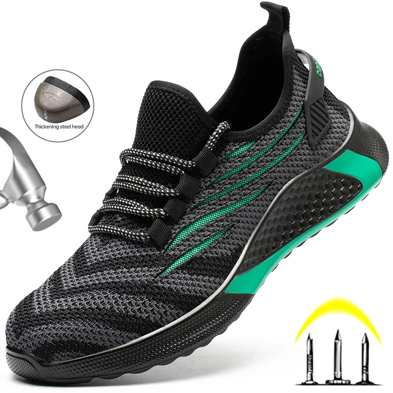 Work Safety Shoes Men Women Working Sneakers Breathable Indestructible Work Shoes Men Boots Lightweight Safety Boots Size 35-50
Work Safety Shoes Men Women Working Sneakers Breathable Indestructible Work Shoes Men Boots Lightweight Safety Boots Size 35-50