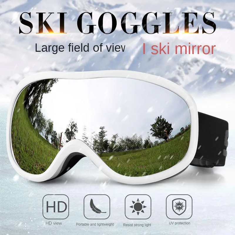 Spherical Goggles Double-Layer Anti-Fog Men's and Women's Outdoor Ski Goggles
Spherical Goggles Double-Layer Anti-Fog Men's and Women's Outdoor Ski Goggles