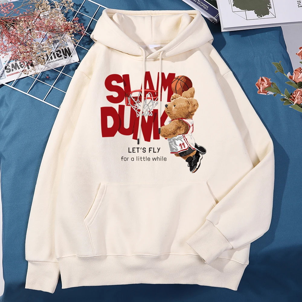 Толстовка Teddy Bear Slam Dunk Мужская с капюшоном, флисовая винтажная толстовка, классическая одежда с карманами, качественные Модные топы
Толстовка Teddy Bear Slam Dunk Мужская с капюшоном, флисовая винтажная толстовка, классическая одежда с карманами, качественные Модные топы