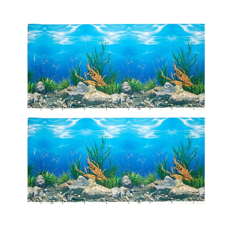 2X Aquarium Background Paper HD Picture 3D Three-Dimensional Fish Tank Wallpaper Background Painting Double Sided 
2X Aquarium Background Paper HD Picture 3D Three-Dimensional Fish Tank Wallpaper Background Painting Double Sided
