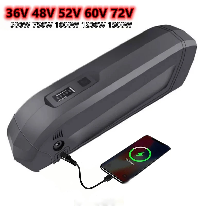 Electric eBike Battery Hailong 2 18650 Cells Pack 36V 48V 52V 60V 72V Powerful Bicycle Lithium Battery
Electric eBike Battery Hailong 2 18650 Cells Pack 36V 48V 52V 60V 72V Powerful Bicycle Lithium Battery