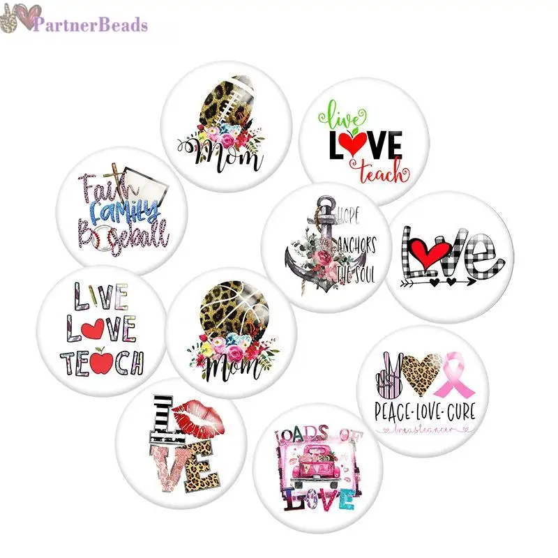 Life Love Teach Round Photo Glass Cabochon Demo Flat Back Making Findings 20mm Snap Button N6121
Life Love Teach Round Photo Glass Cabochon Demo Flat Back Making Findings 20mm Snap Button N6121