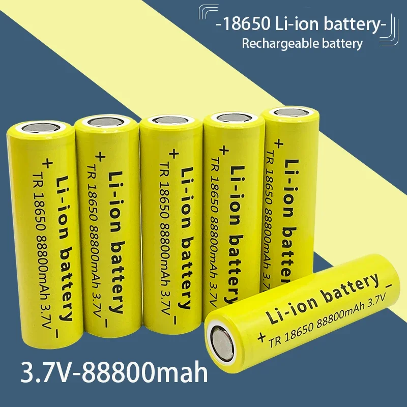 Original 18650 Battery 88800mah 3.7 V 18650 Lithium Rechargeable Battery for Flashlight Batteries Toy/electrical Charging
Original 18650 Battery 88800mah 3.7 V 18650 Lithium Rechargeable Battery for Flashlight Batteries Toy/electrical Charging