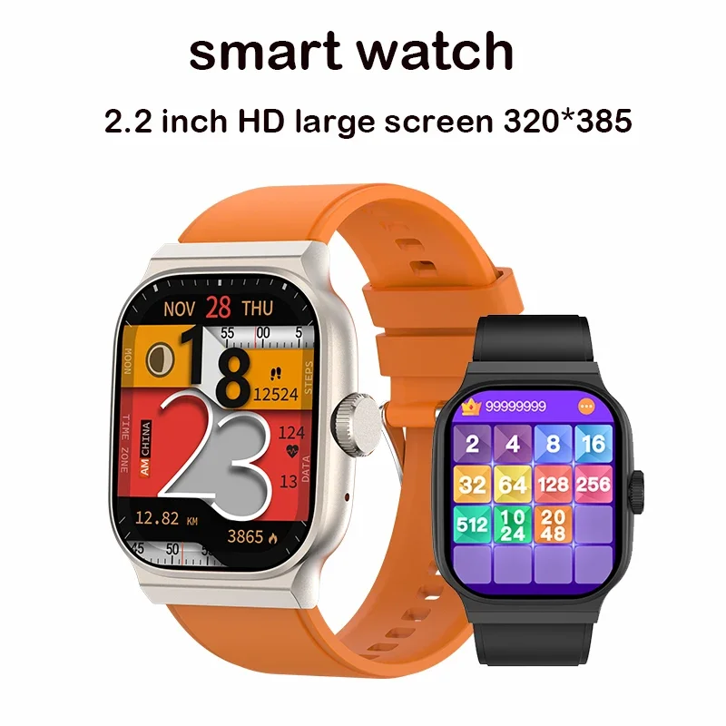 Smart Watch 2.2-inch HD 320*385 Bluetooth Call Health Monitoring Game Voice Assistant Alarm Clock Smartwatch Men For XiaoMi Oppo
Smart Watch 2.2-inch HD 320*385 Bluetooth Call Health Monitoring Game Voice Assistant Alarm Clock Smartwatch Men For XiaoMi Oppo