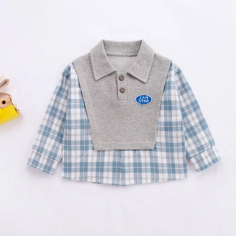 Модная весенняя рубашка для мальчиков, Детские рубашки с длинным рукавом в стиле пэчворк, Детская Хлопковая одежда, блузки для маленьких ма...
Модная весенняя рубашка для мальчиков, Детские рубашки с длинным рукавом в стиле пэчворк, Детская Хлопковая одежда, блузки для маленьких ма...