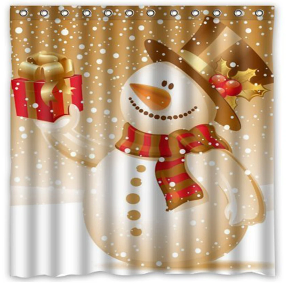 Waterproof Gift Polyester Home Decor Easy Install Christmas Cartoon Durable Accessory Bathroom Shower Curtain
Waterproof Gift Polyester Home Decor Easy Install Christmas Cartoon Durable Accessory Bathroom Shower Curtain