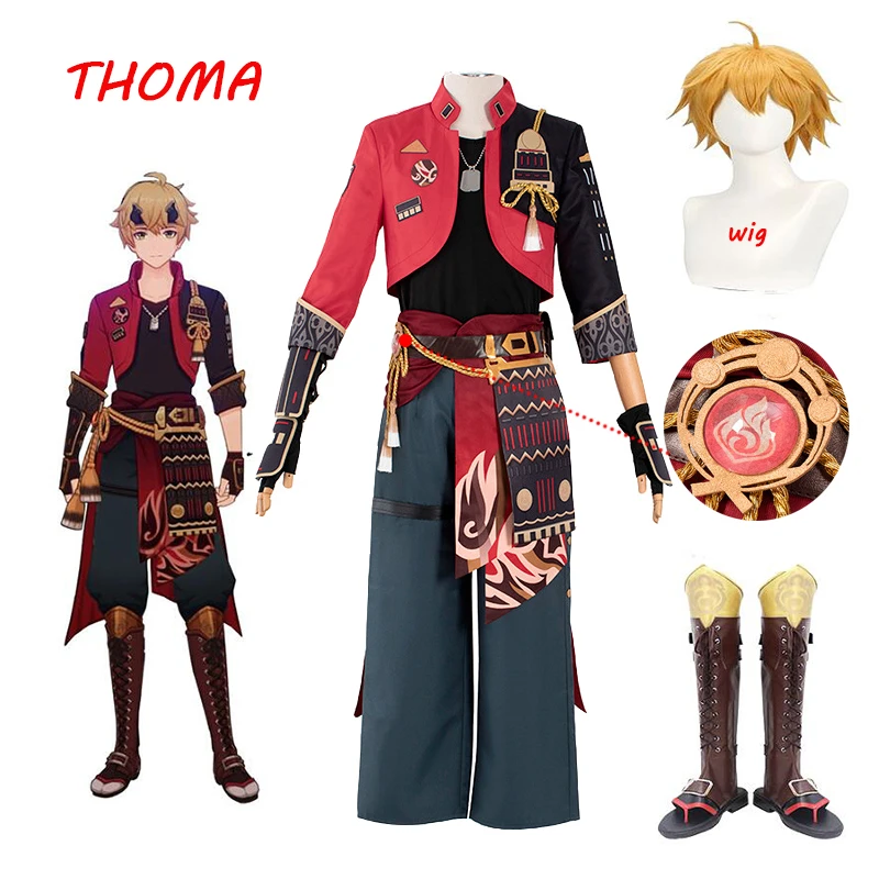Anime Game Genshin Impact Tohma Thoma Cosplay Costume Men Uniform Outfits Halloween Full Set Tohma Heat Resistant Cosplay Wig
Anime Game Genshin Impact Tohma Thoma Cosplay Costume Men Uniform Outfits Halloween Full Set Tohma Heat Resistant Cosplay Wig