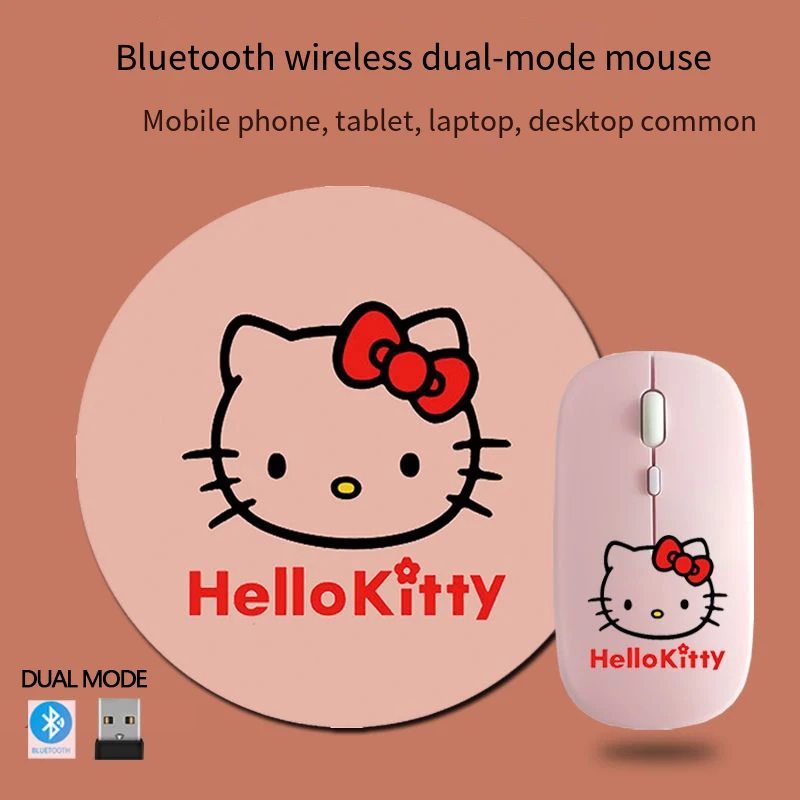 Sanrio Cinnamoroll Hello Kitty Kuromi Mouse Set Painted Mouse Pad Dual Mode Durable Mute Version Game Mouse Christmas Boy Gift
Sanrio Cinnamoroll Hello Kitty Kuromi Mouse Set Painted Mouse Pad Dual Mode Durable Mute Version Game Mouse Christmas Boy Gift